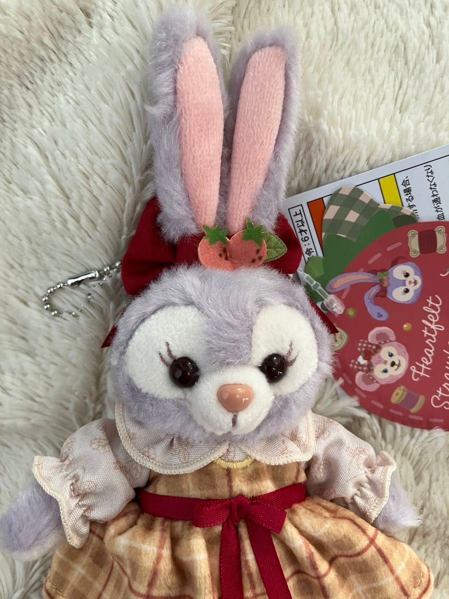 ぬいぐるみバッジ 東京ディズニーシー ストロベリーギフト ぬいぐるみバッジ 東京ディズニーシー ストロベリーギフト
