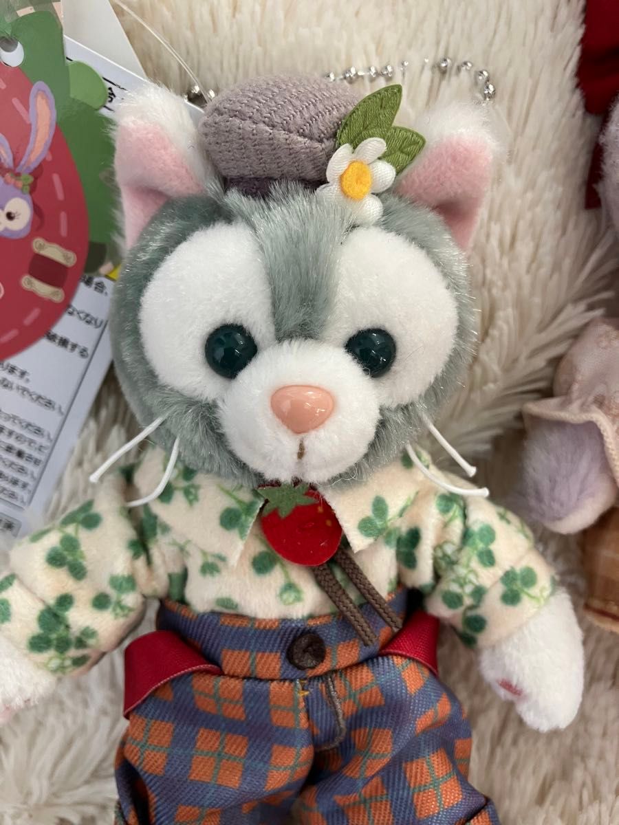 ぬいぐるみバッジ 東京ディズニーシー ストロベリーギフト ぬいぐるみバッジ 東京ディズニーシー ストロベリーギフト