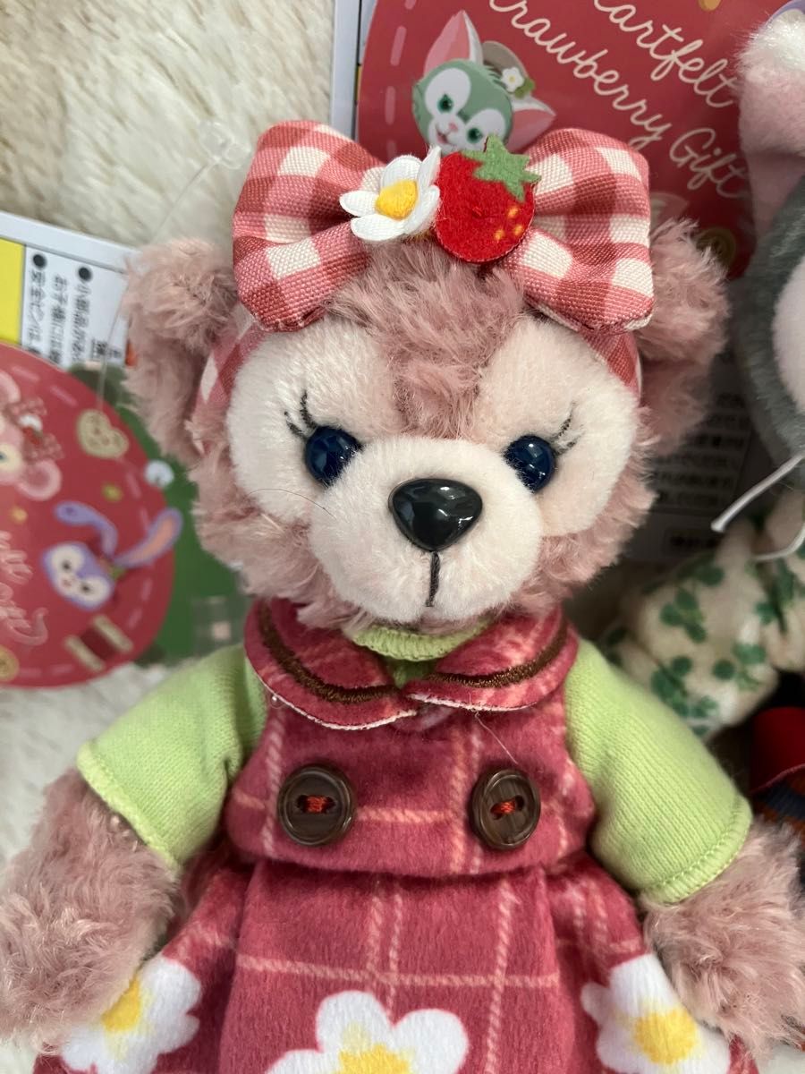 ぬいぐるみバッジ 東京ディズニーシー ストロベリーギフト ぬいぐるみバッジ 東京ディズニーシー ストロベリーギフト