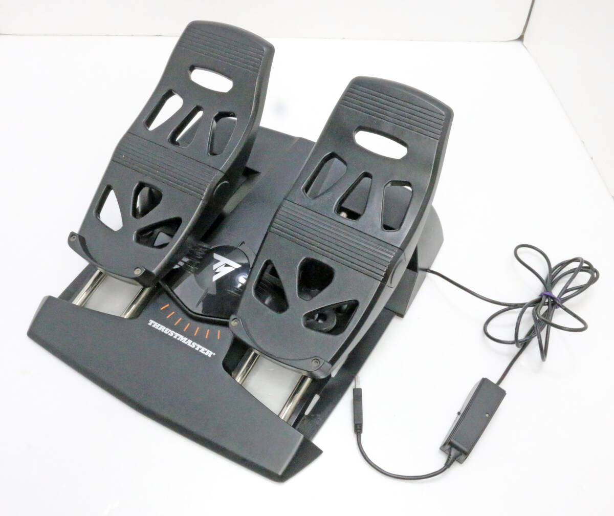 スラストマスター Thrustmaster TFRP Flight Rudder Pedals ラダーペダル ジャンク　_画像2