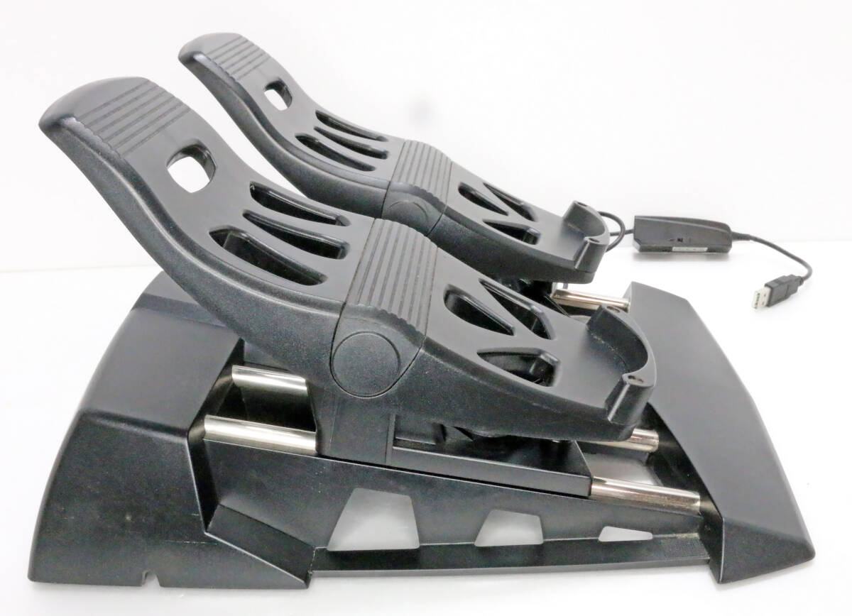 スラストマスター Thrustmaster TFRP Flight Rudder Pedals ラダーペダル ジャンク　_画像3