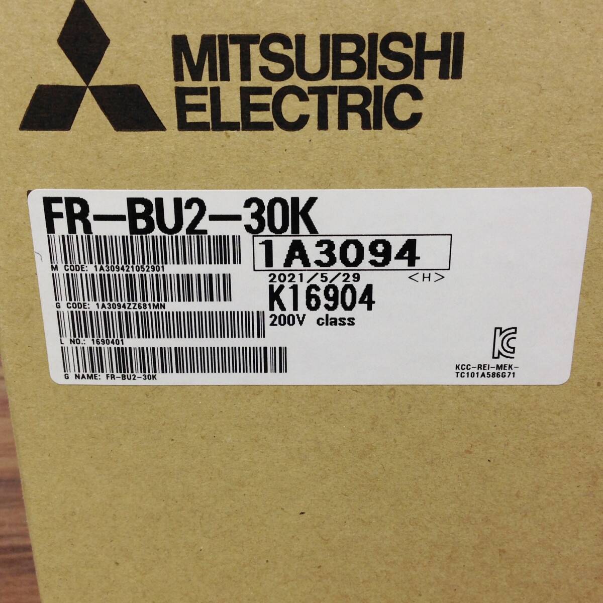 【AH-04980】未使用品 MITSUBISHI 三菱電機 インバータ用オプション ブレーキユニット FR-BU2-30K_画像2