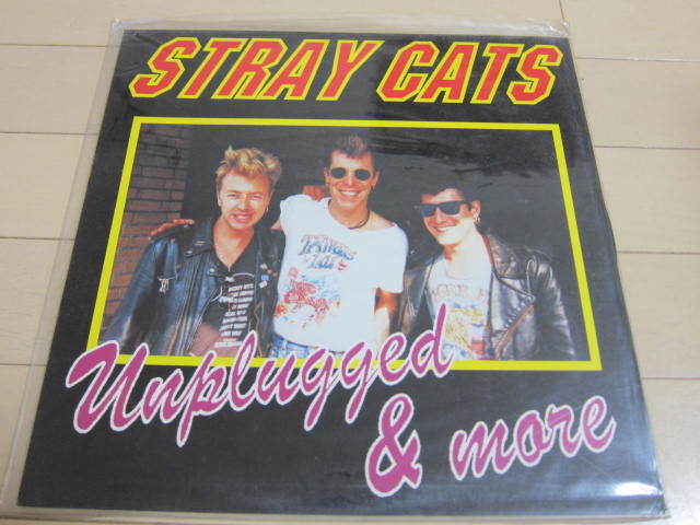 ☆STRAY CATS LP UNPLUGGED & MORE ロカビリー ストレイキャッツ レコード _画像1