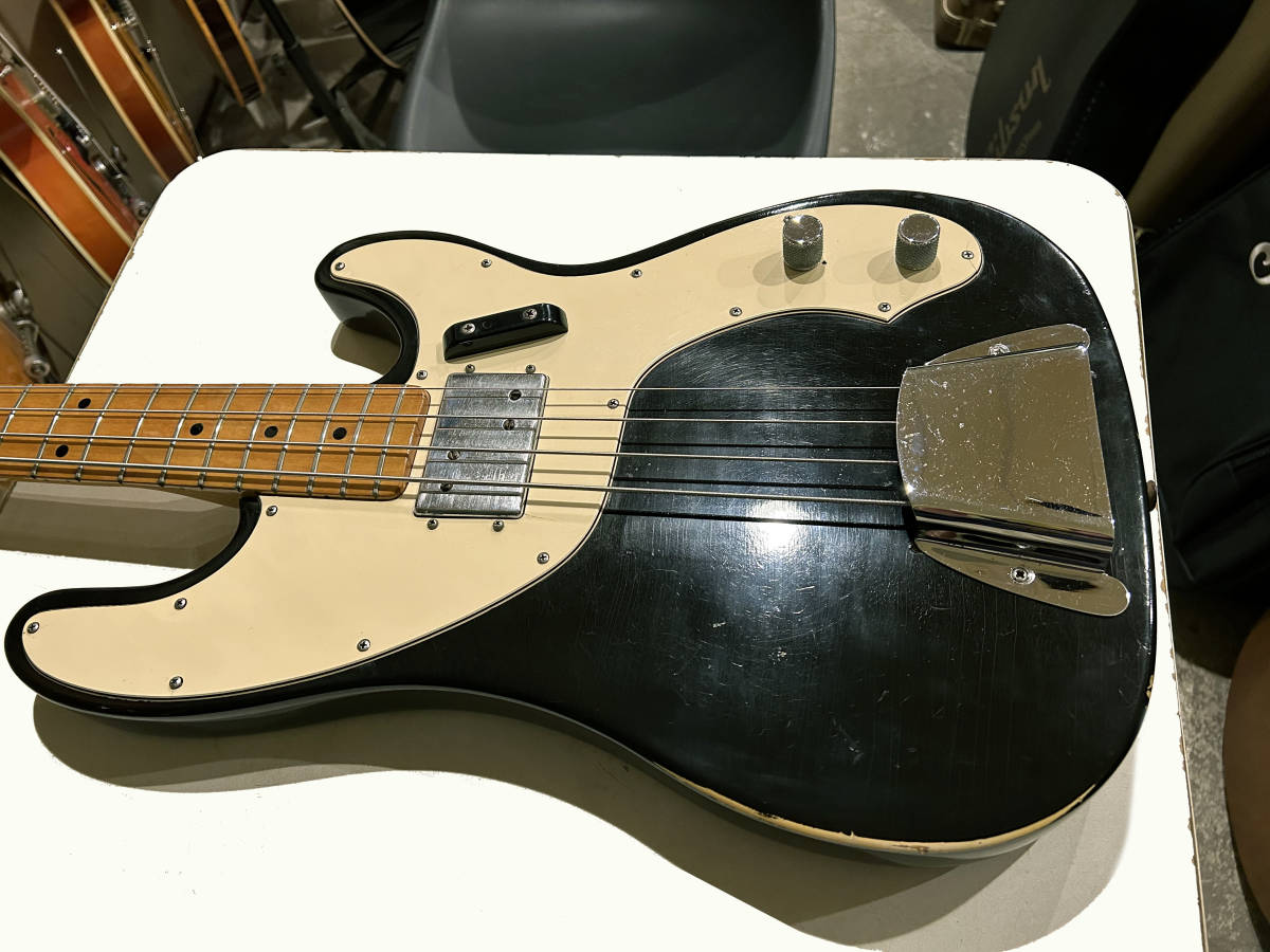 Rare! Fender 1973 year made Telecaster Bass Black Vintage excellent rare color Vintage Telecaster base original Precision 