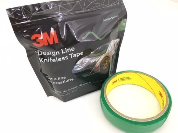 【Ｎ－ＳＴＹＬＥ】スリーエム 3M 正規品 デザインライン ナイフレステープ 3.5mm×50m ラッピング施工時の必需品 糸で切るテープの画像1