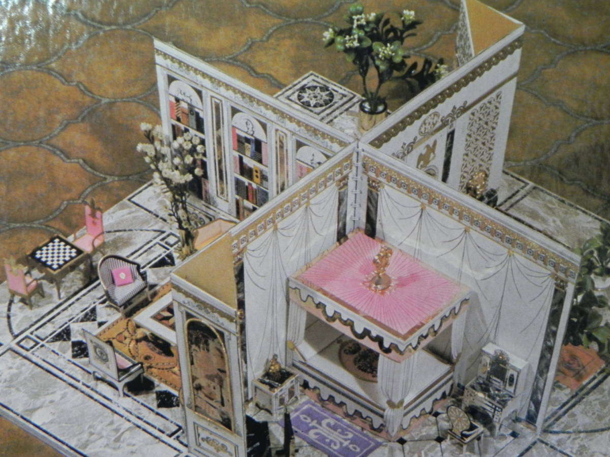 古書 THIS IS A PAPER PALACE Evaline Ness/エヴァリン・ネス ペーパークラフトブック インテリア ミニチュア ドールハウスの画像4