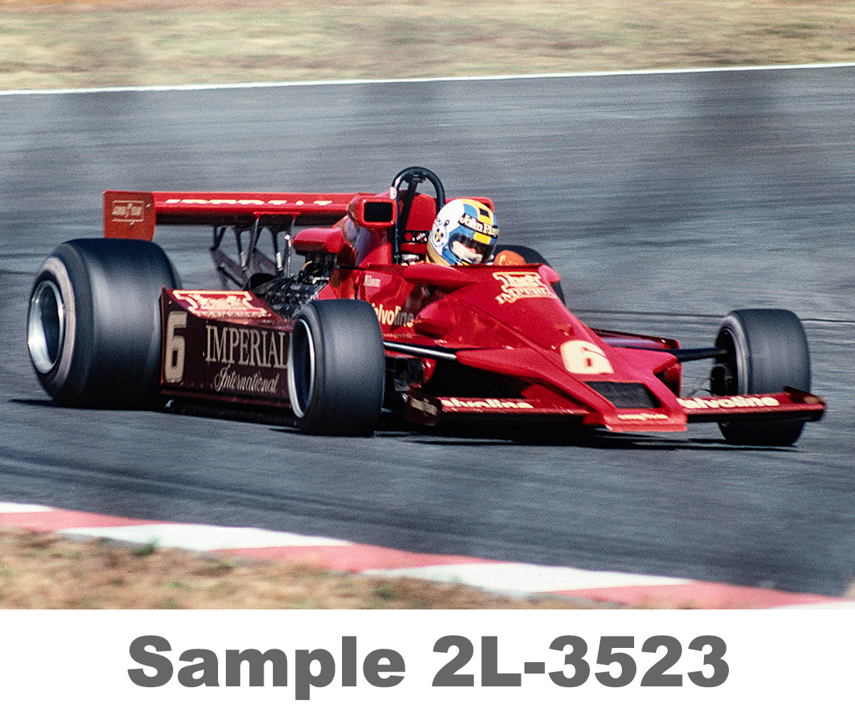 2L 生写真【2L-3523】グンナー・ニルソン #6 赤いロータス78/DFV 2L 生写真【2L-3523】グンナー・ニルソン #6 赤いロータス78/DFV