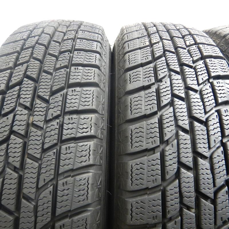 中古タイヤ 155/80r13 スタッドレスタイヤ GOODYEAR ICE NAVI 6 4本セット パッソ ヴィッツ ラピュタ kei 中古 13インチ_画像3