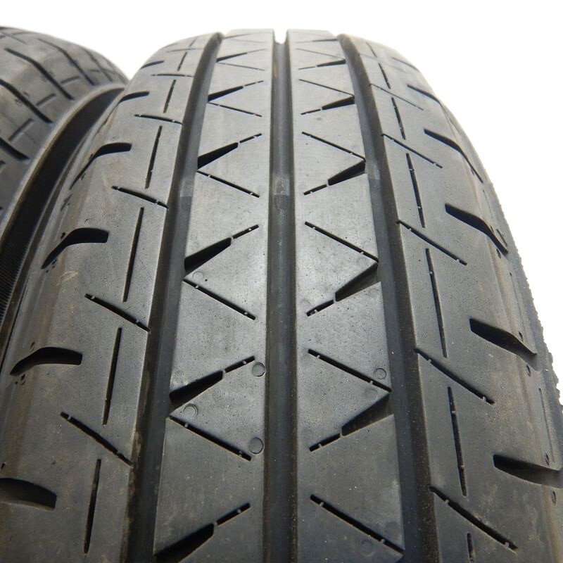 中古タイヤ 155/80r14 88/86N タイヤ YOKOHAMA BluEarth-Van RY55 2本セット プロボックス 中古 14インチ_画像4