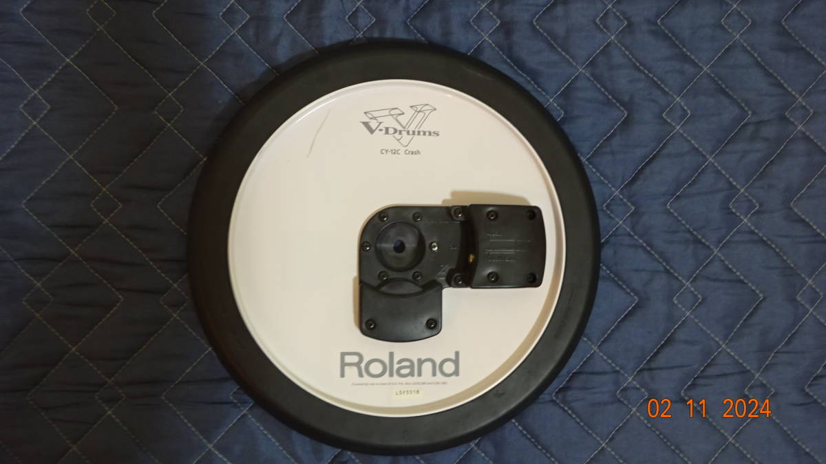 ⑫　Roland　CY-１２C　crash ①　中古　_画像2