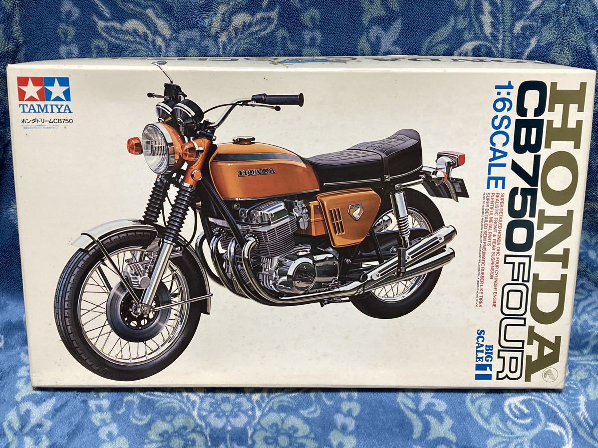  prompt decision Tamiya 1/6 Honda Dream CB750 FOUR not yet assembly small deer that time thing TAMIYA big scale rare out of print 