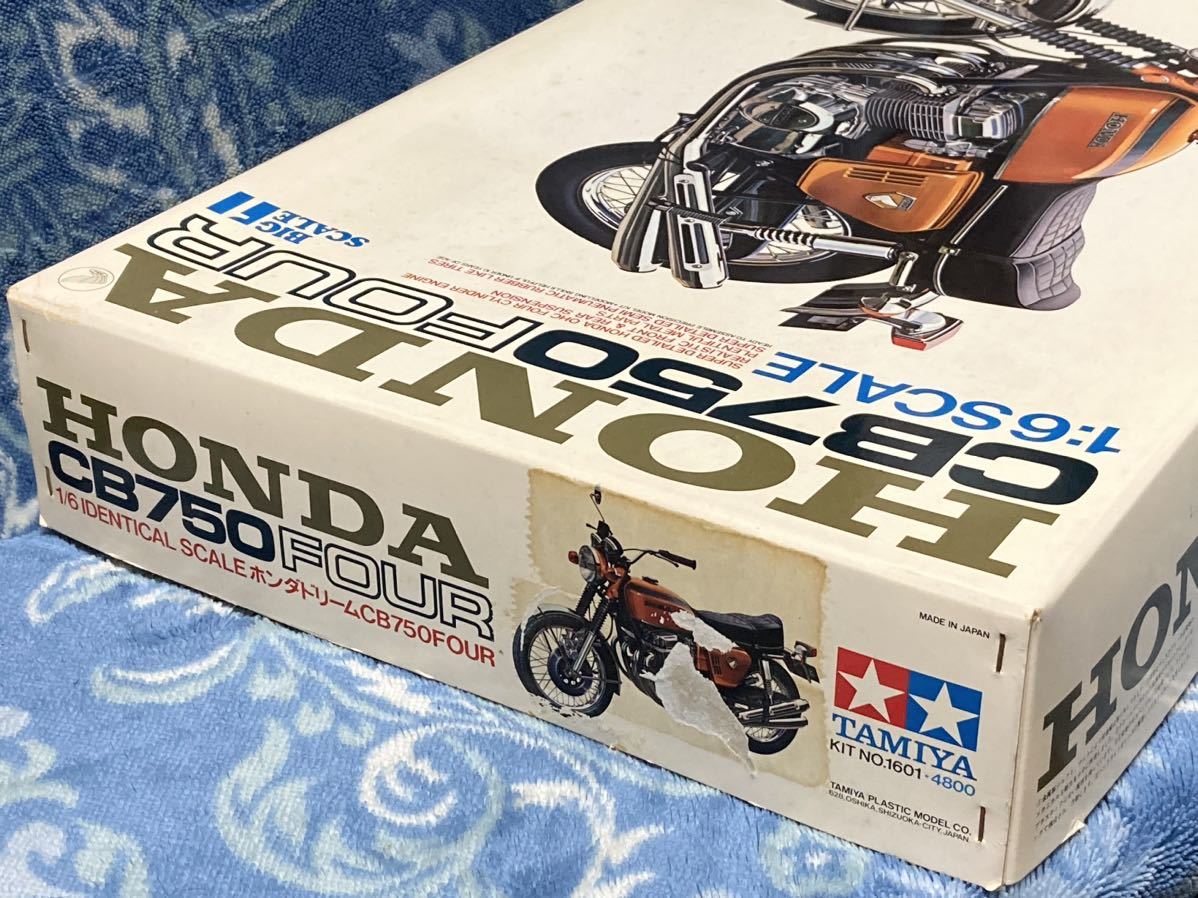  prompt decision Tamiya 1/6 Honda Dream CB750 FOUR not yet assembly small deer that time thing TAMIYA big scale rare out of print 