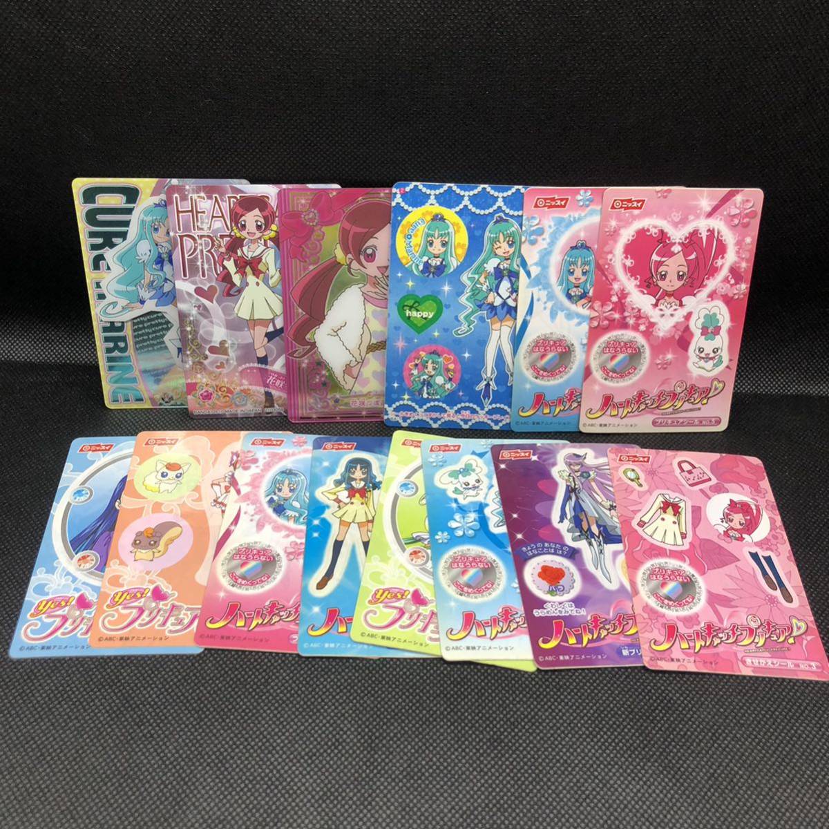 ハートキャッチプリキュア ニッスイ シール プラスチックカード ハートキャッチプリキュア ニッスイ シール プラスチックカード