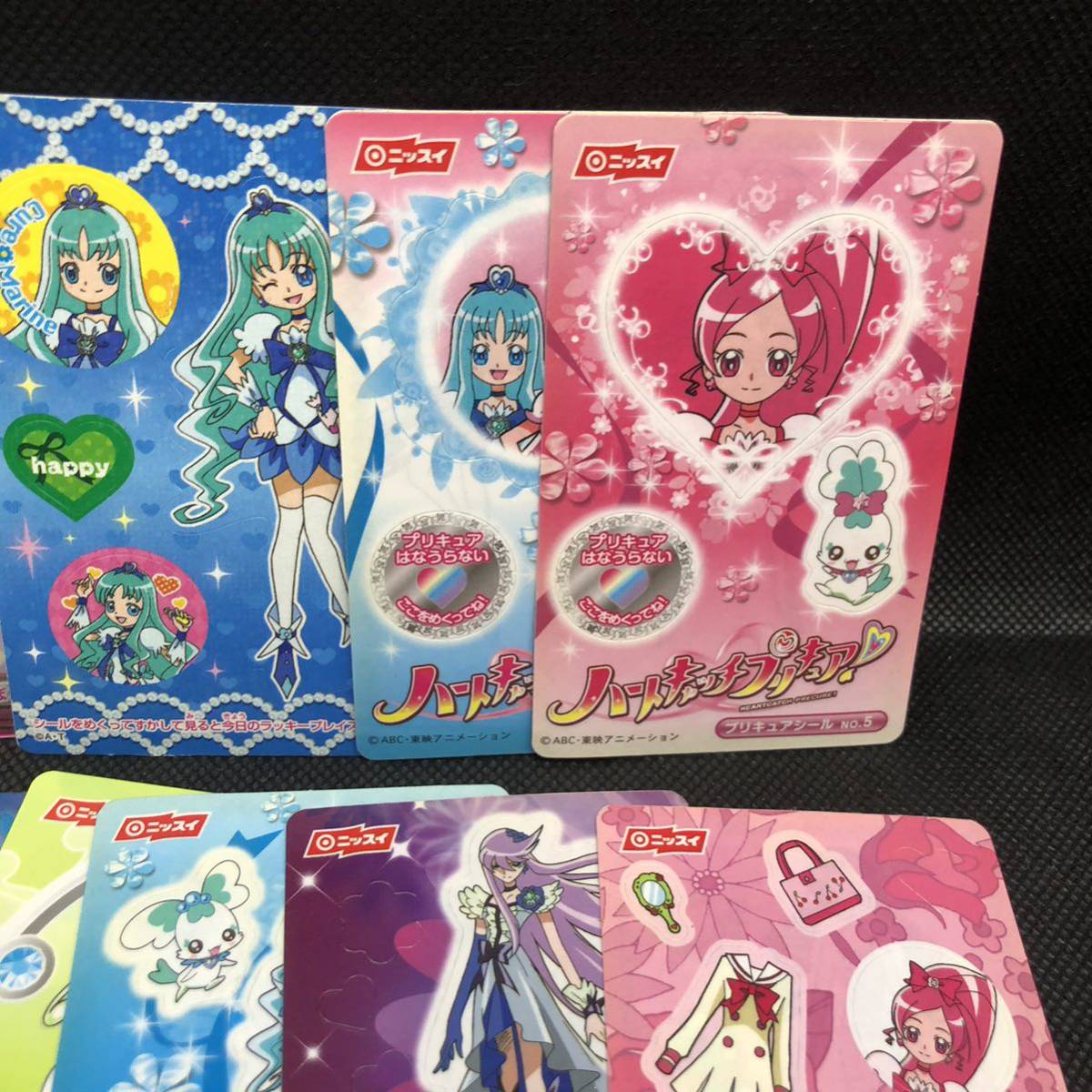 ハートキャッチプリキュア ニッスイ シール プラスチックカード ハートキャッチプリキュア ニッスイ シール プラスチックカード