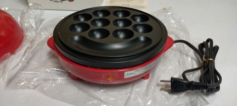 新品 未使用 保管品 丸山技研 電気たこ焼き器 タコドーム MTY-510 兵庫県 三田市発 ホットプレート タコ焼き タコパ 通電確認 直接引取歓迎_画像3