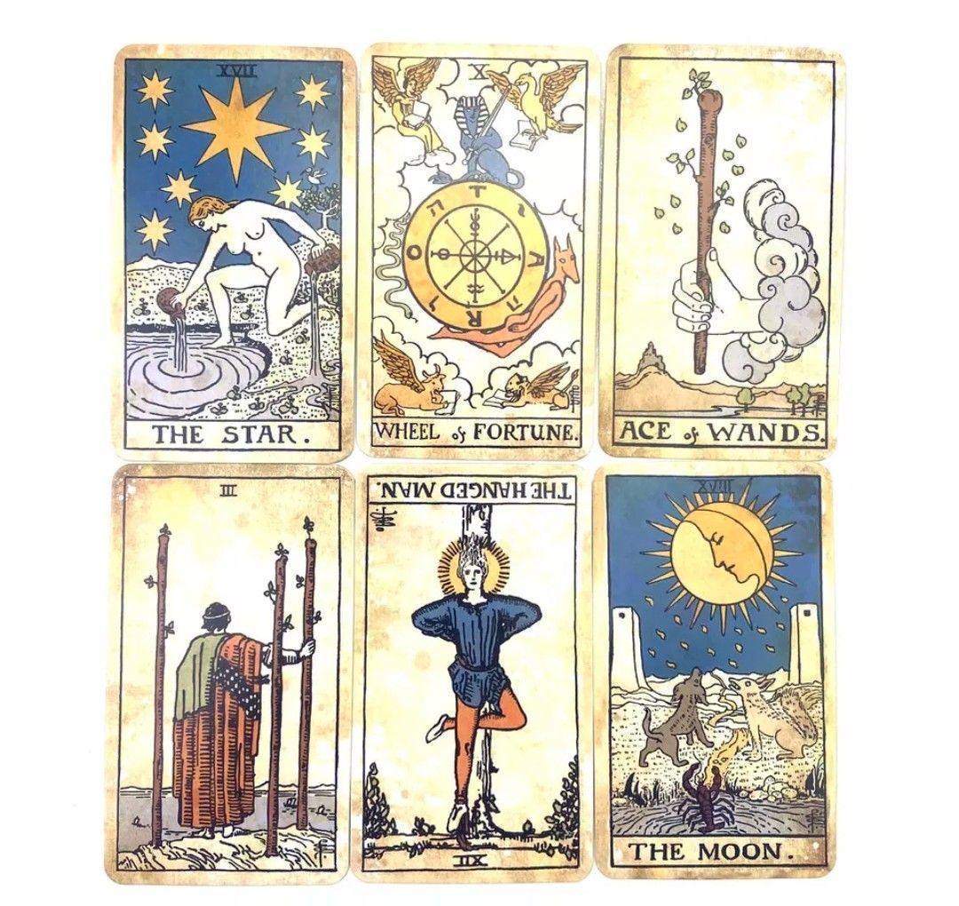 [ new goods unused ] Vintage tarot card wonderful texture (fabric). card 