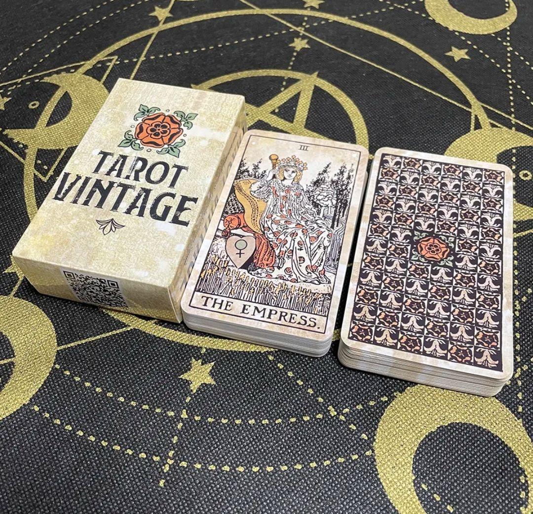 [ new goods unused ] Vintage tarot card wonderful texture (fabric). card 