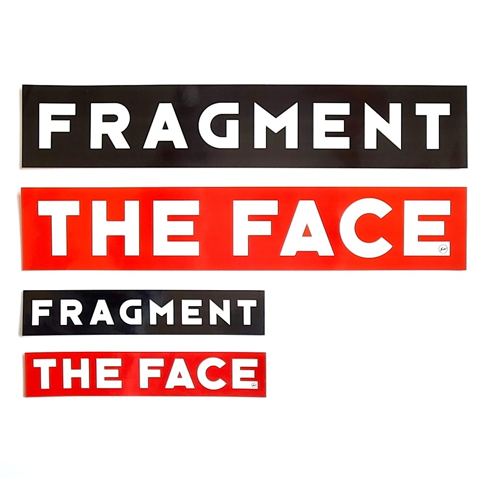 FRAGMENTフラグメント×英雑誌「THE FACE」ステッカー4枚セット_画像1