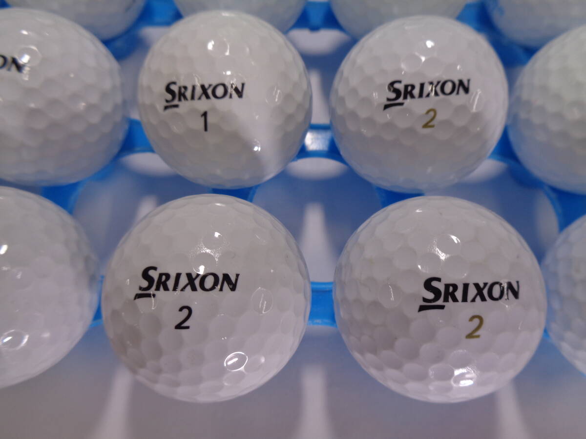 [6223A1] スリクソン ゼットスター ダイヤモンド 混合 SRIXON Z・STAR 年式色々 白 30球 ロストボール 【中古】_画像1