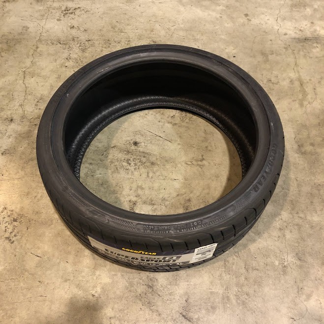 収納袋付 送料無料 新品 4本セット (MP0292.8) 225/35R19 88Y GOODYEAR EAG F1 SUPERSPORT XL FP 2020年以降製造 225/35/19 夏タイヤ_画像3