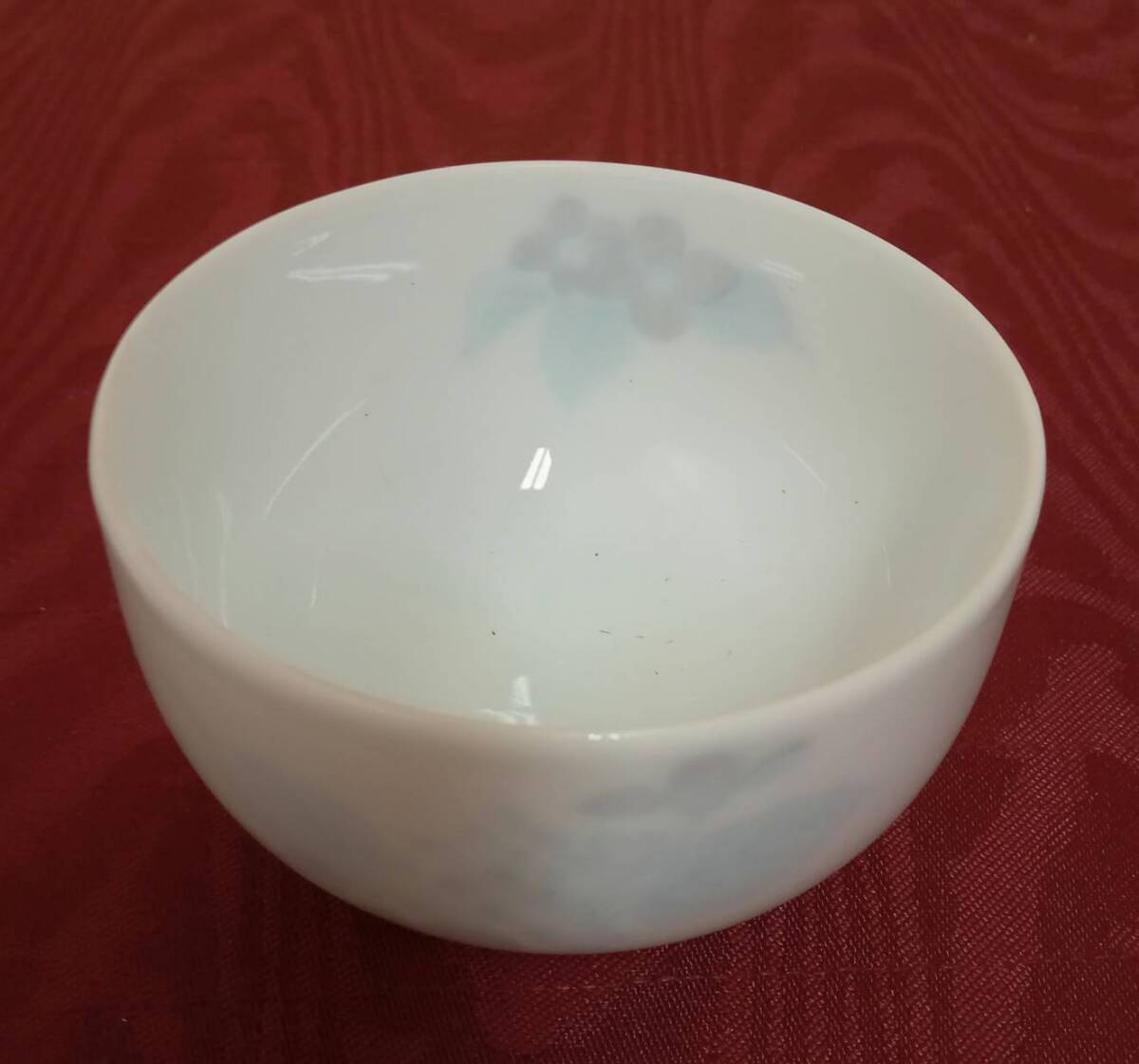 【番茶器揃 白磁 夢想花】湯飲み 急須 陶器 茶器【A1-1】0227_画像3