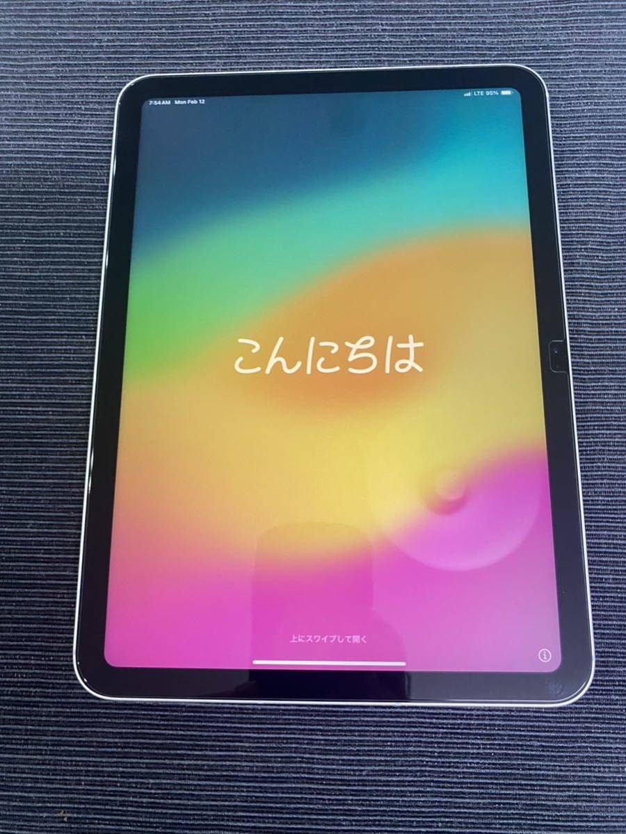 iPad 10.9インチ 第10世代[256GB] セルラー SIMフリー シルバ ー 美品の画像1