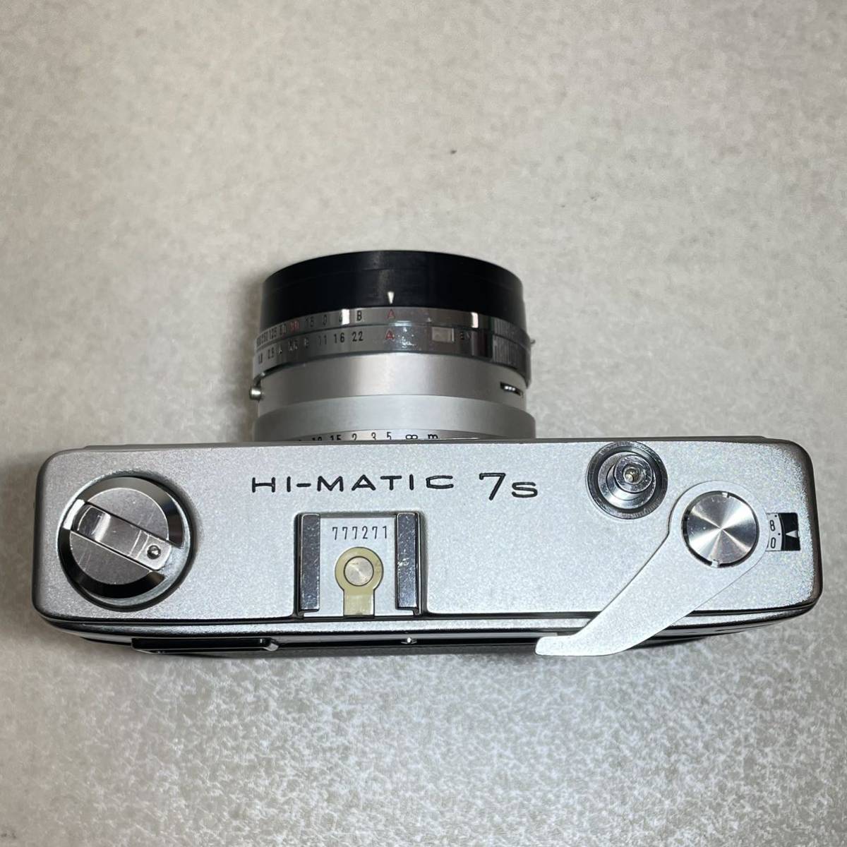 W3-2）MINOLTA HI-MATIC-7s フィルムカメラ レンジファインダー ROKKOR-PF 1:1.8 45mm （123）_画像6