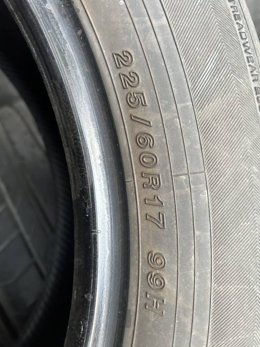 YOKOHAMA 225/60R17 BIUEarth E70 バリ山サマタイヤ4本セット、7.29mm前後_画像6