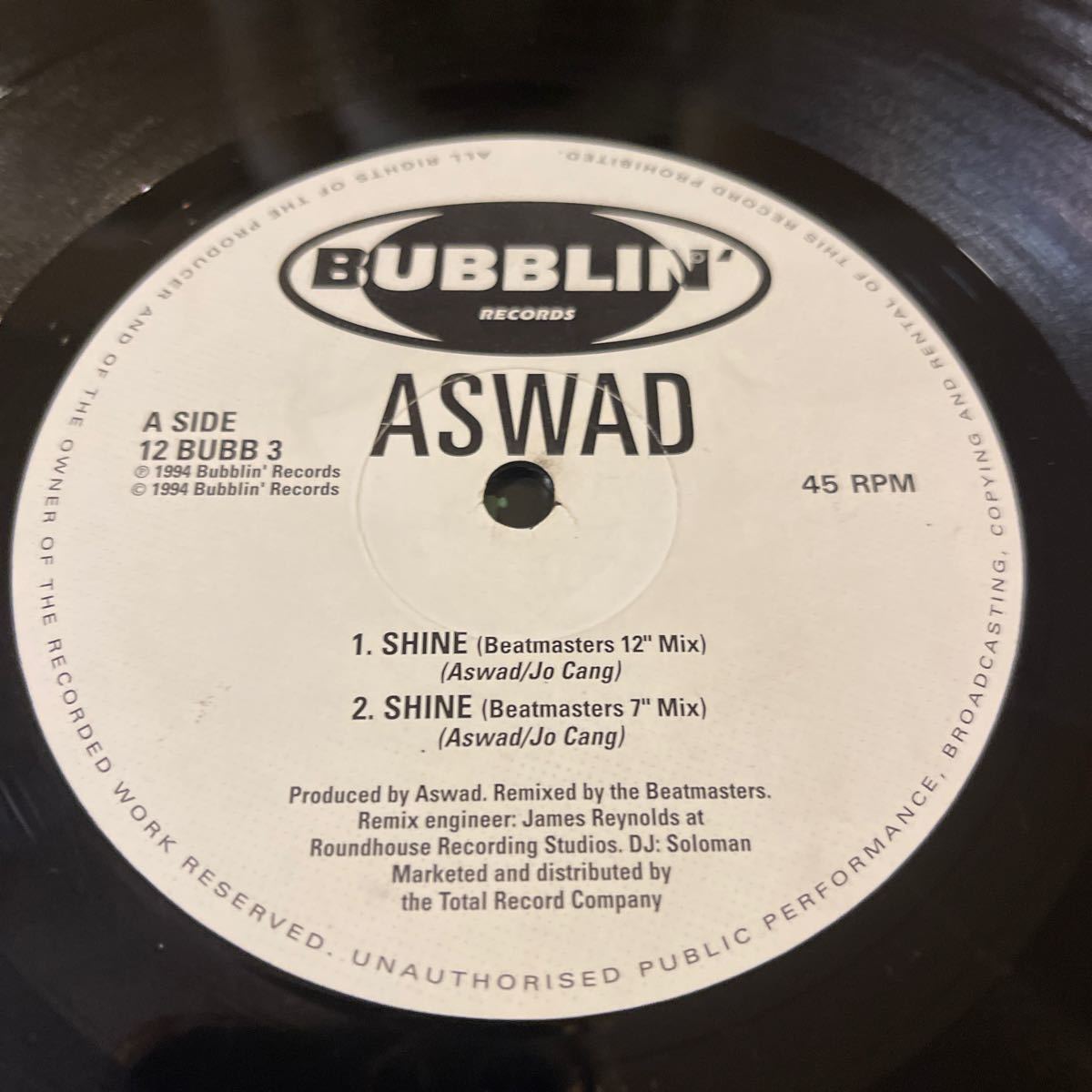 ASWAD/Shine/レコード/中古/reggae/DJ/CLUBの画像5