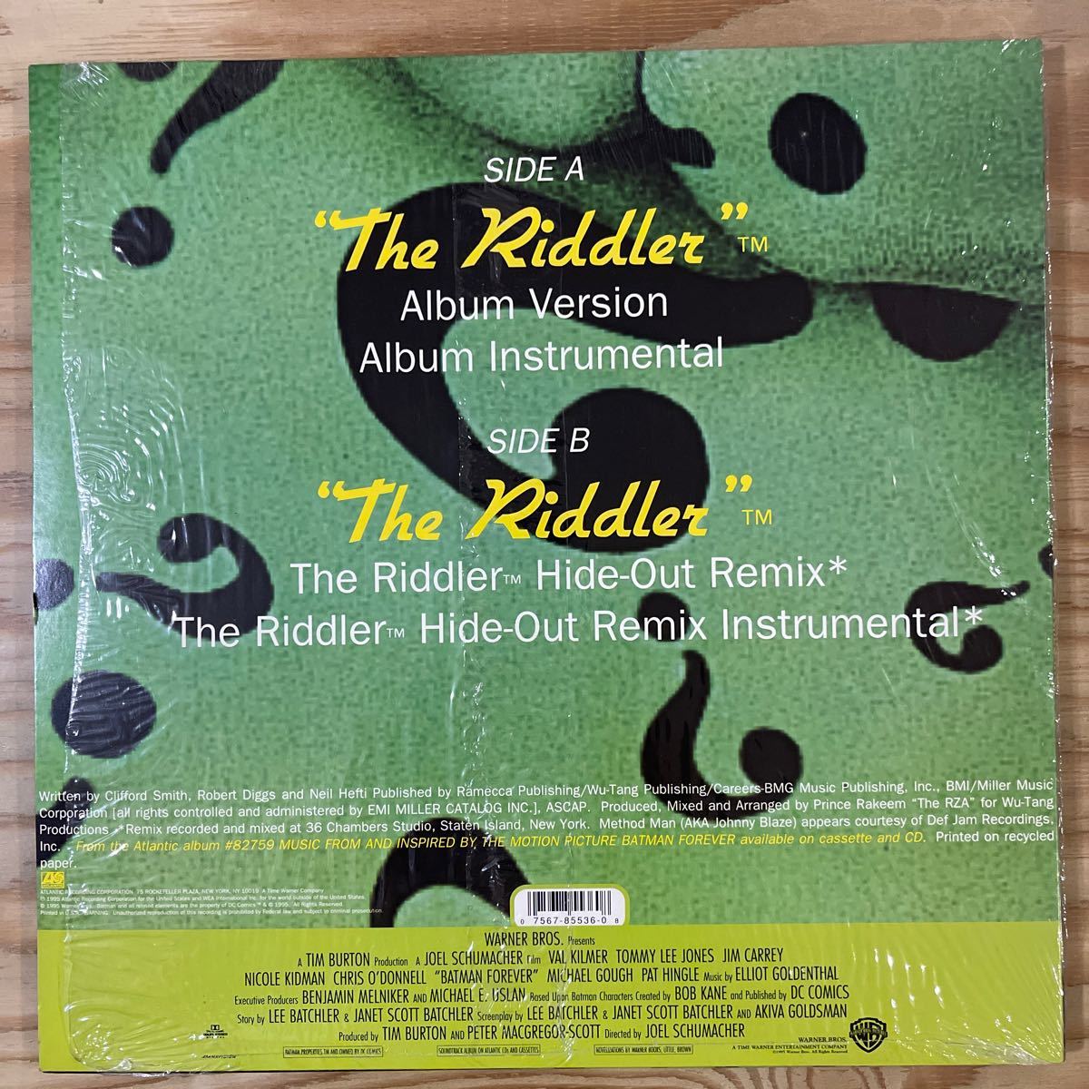 The Riddler/Method Man/レコード/中古/DJ/CLUB/HIPHOP/映画/バットマン/BATMAN_画像2