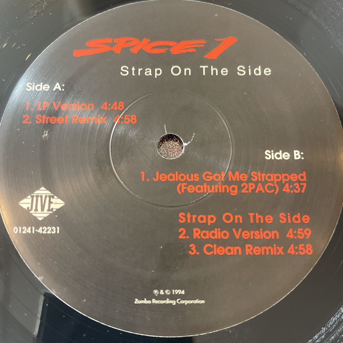 SPICE 1/STRAP ON THE SIDE/レコード/中古/CLUB/DJ/HIPHOPの画像5