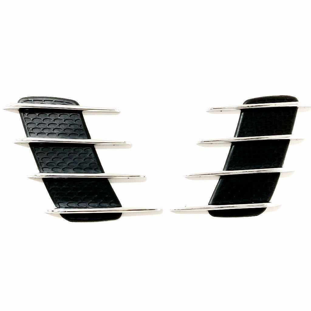 左右セット 取付簡単 汎用 スポーツ ダミーダクト 両面 ステッカー フェンダー サイド ボンネット フロント リア バンパー GT RS SPORT ffの画像5