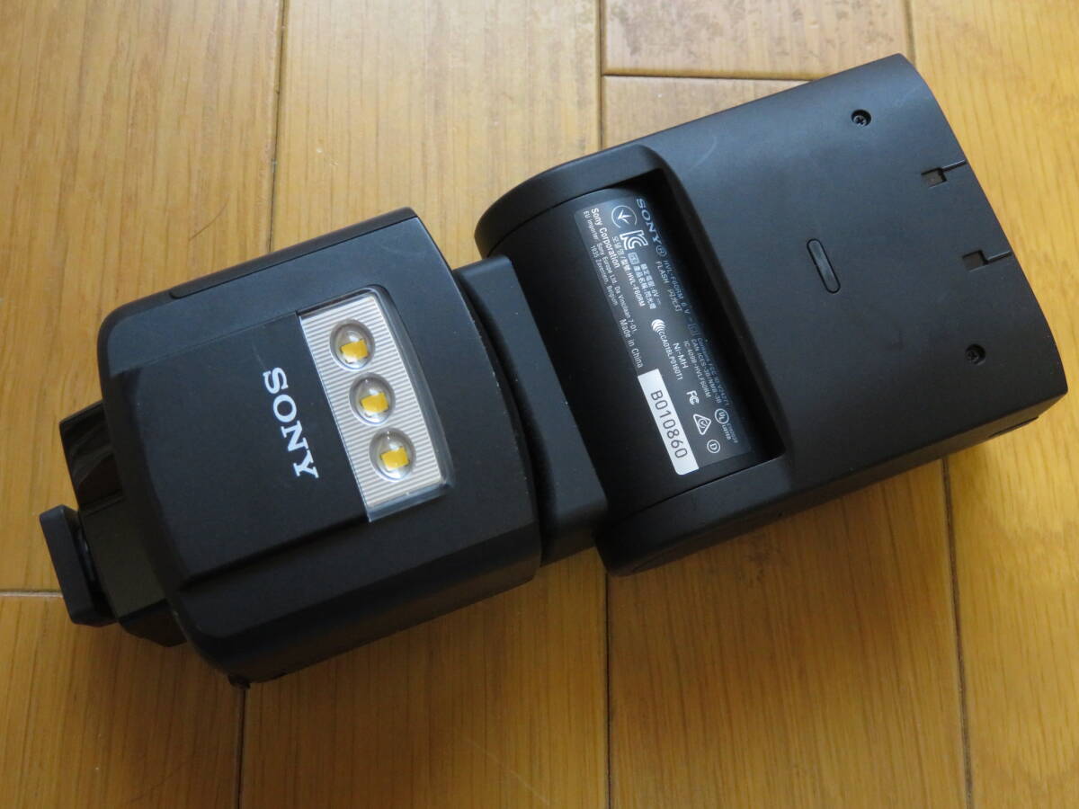 [中古良品] SONY HVL-F60RM 電波式ワイヤレス フラッシュ ストロボ ソニー カメラ周辺機器 動作良好 購入証明書付き_画像3