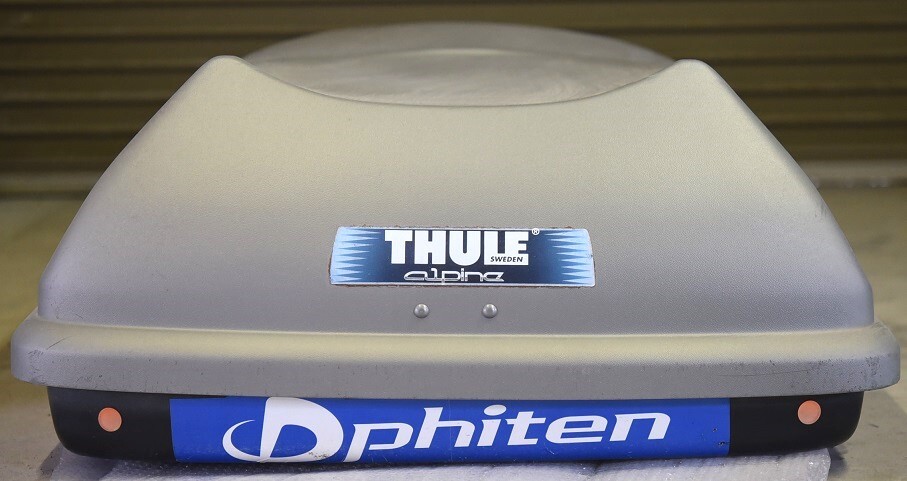 YKK2-25 現状品 THULE スーリー ルーフボックス ルーフキャリア 車 自動車 鍵付き キャリア ラック 新潟市直接取引可_画像8