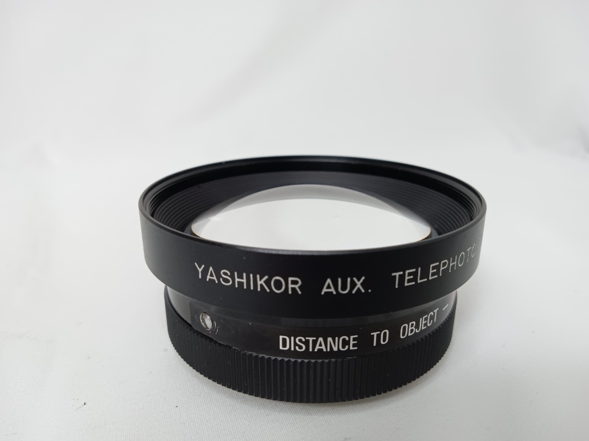 YASHICA ヤシカ YASHIKOR AUX TELEPHOTO X502 AUX WIDE ANGLE X412 セット テレコンワイコンヤシカ　T46_画像8