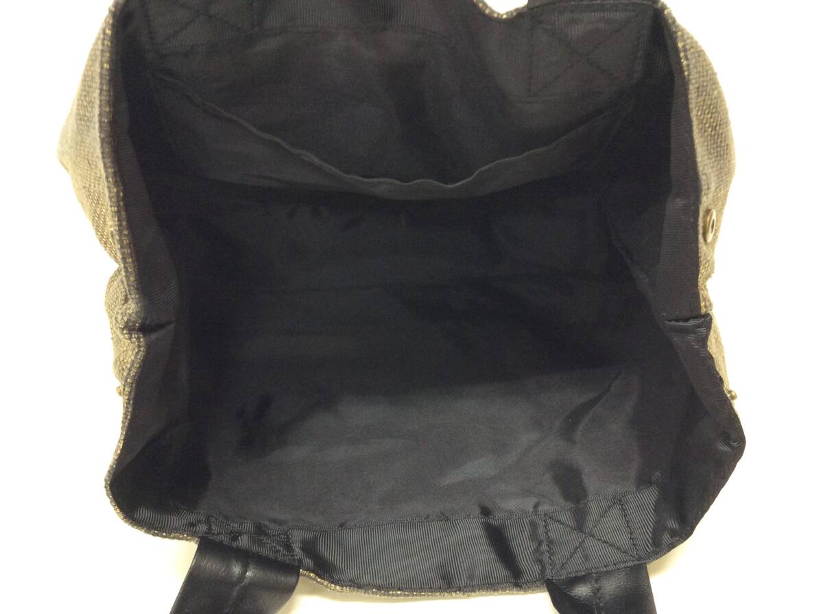 S1274　アンテプリマ ハンドバッグ ローズゴールド ナイロン レディース 鞄 ブランド オシャレ_画像8