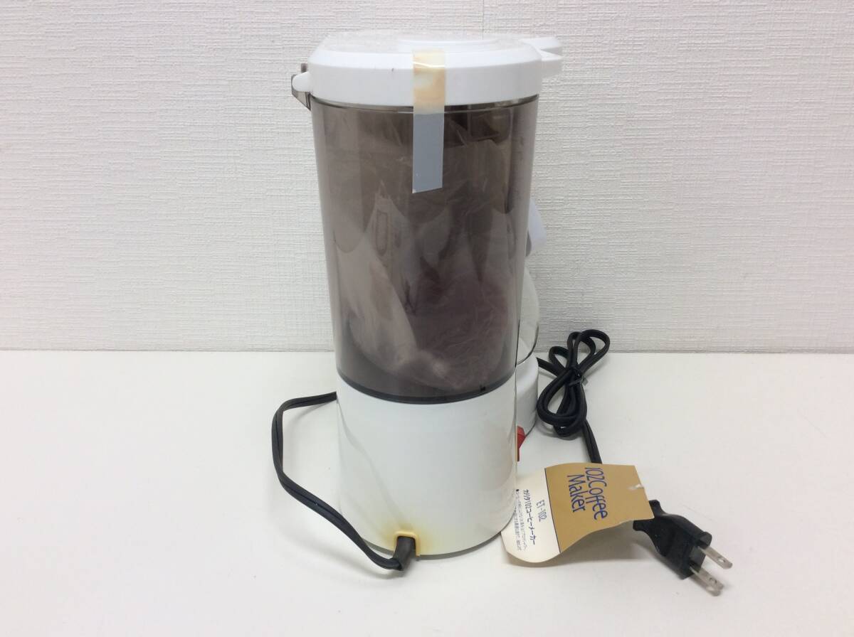 S1190　未使用 kalita ET-102 ブラック コーヒーメーカー/カリタ ドリッパー フィルター 長期保管品 通電のみ確認済_画像5