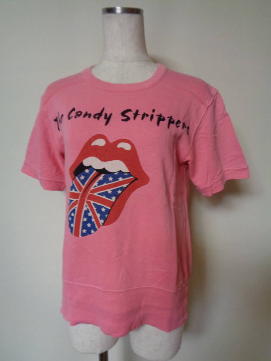  candy - -stroke ripper Candy Stripper CANDY STRIPPER low ring Stone z Velo soup T-shirt 