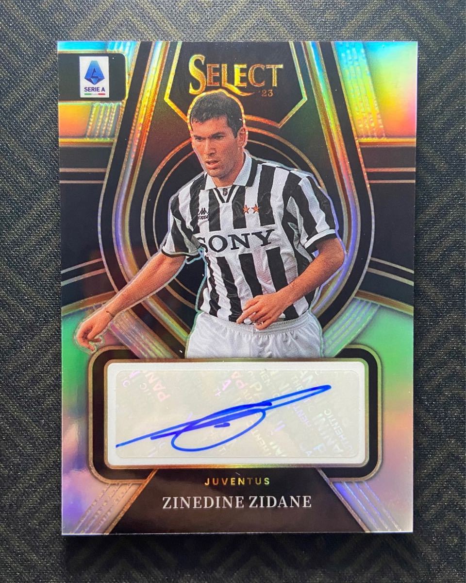 Zinedine Zidane ジダン 2022-23 Panini Select Auto 直筆サイン