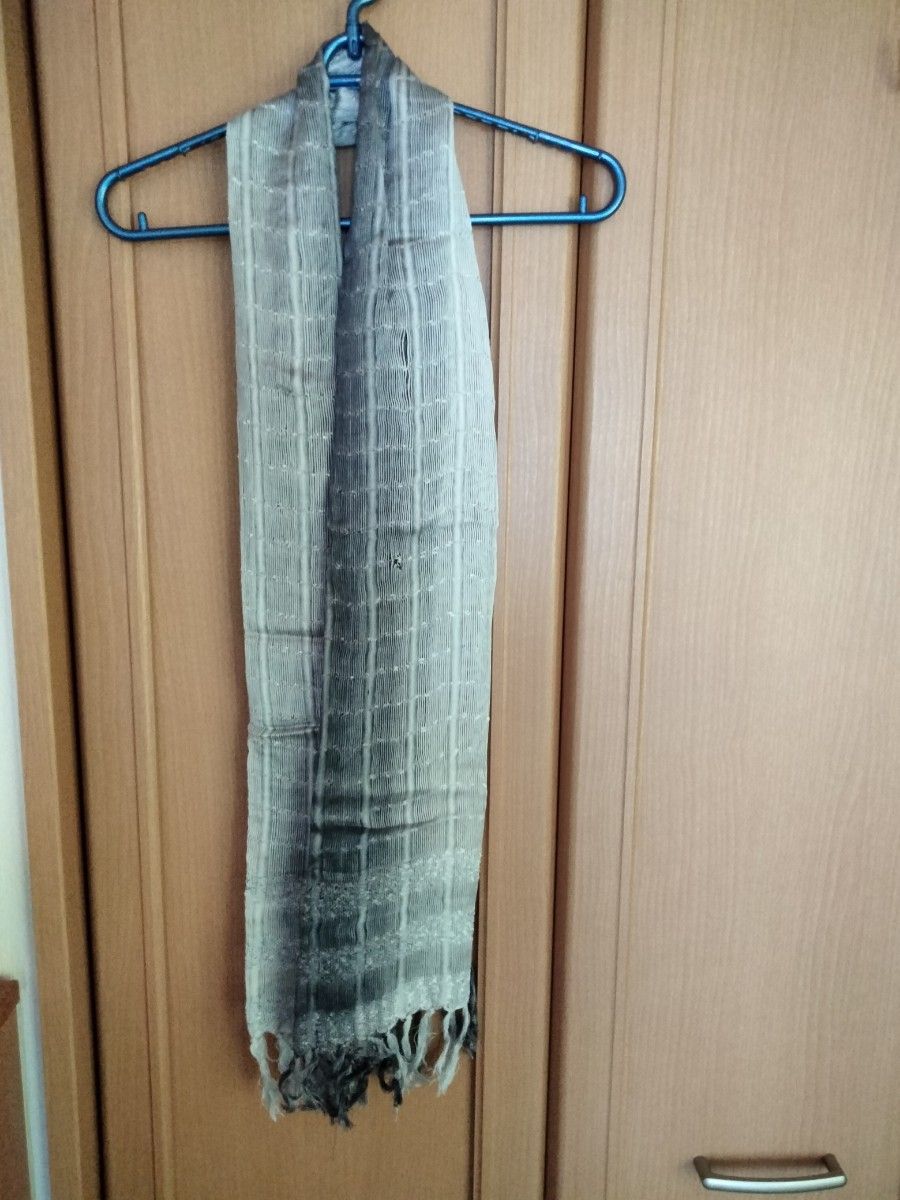 UVカット 手染め スカーフ １枚 未使用品 40cmx150cm