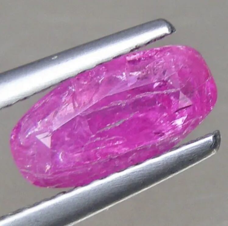 天然ピンクサファイア 1.10 Ct カラット コージョン_画像1