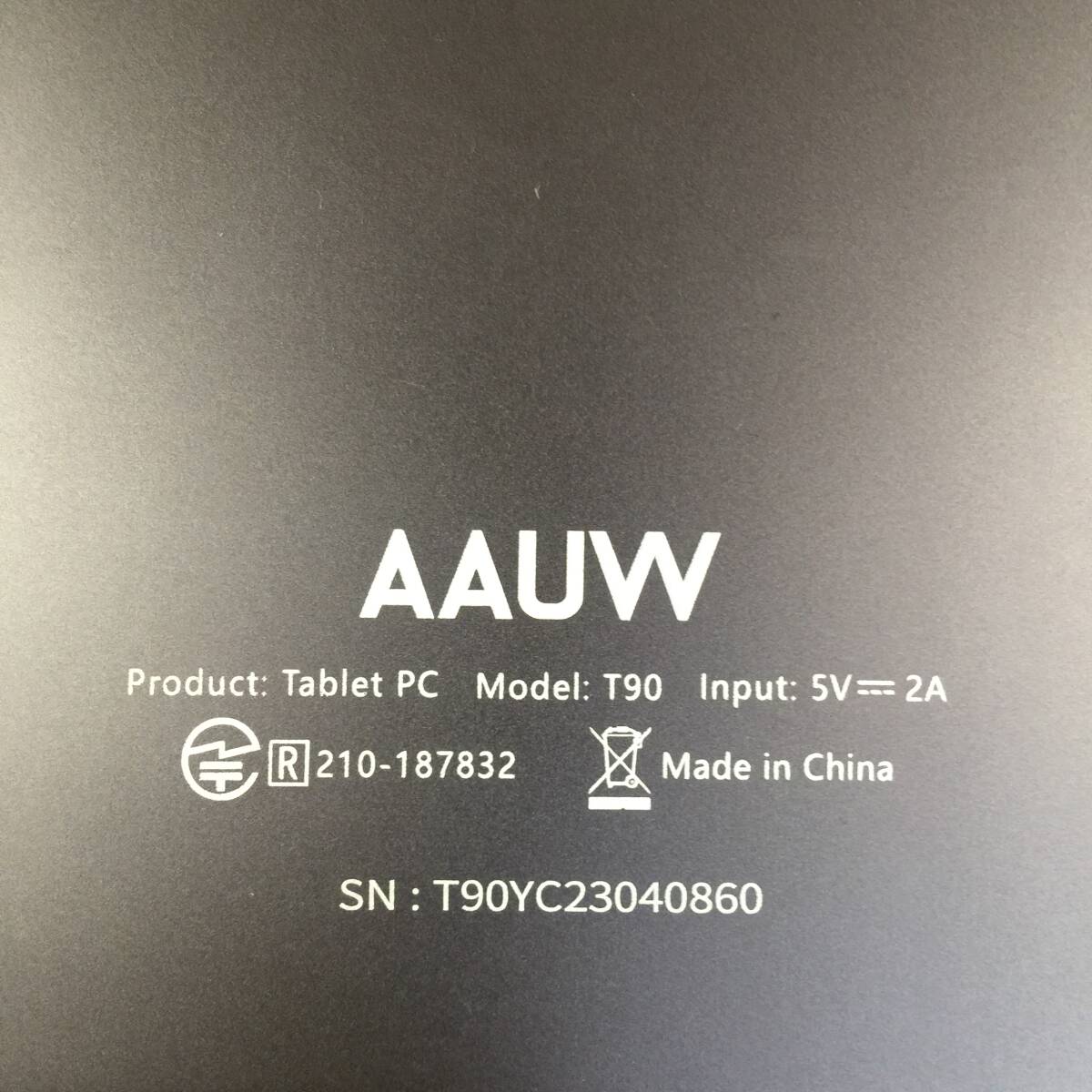 『美品』AAUW アーアユー androidタブレット T90 10.51インチ 8GBメモリ 128GBロム/アンドロイド _画像10