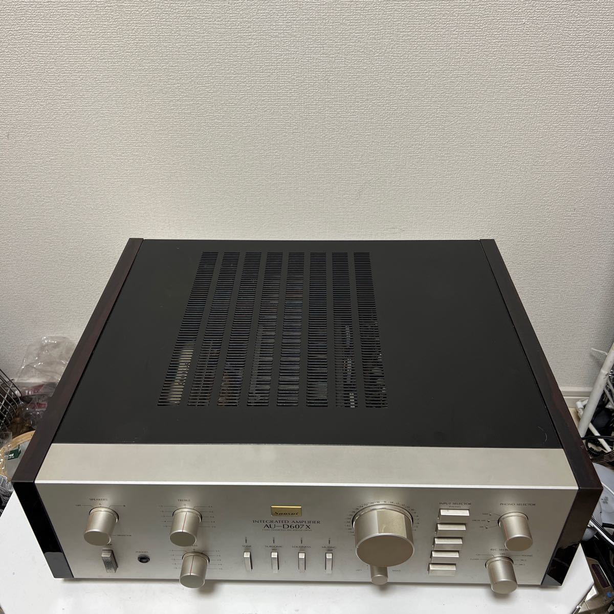 Sansui サンスイ AU-D607X プリメインアンプ 通電確認済み 現状品_画像5