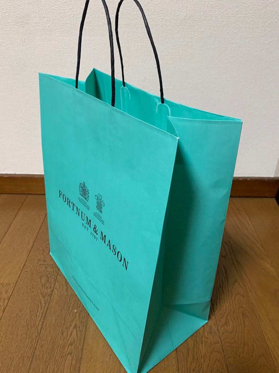 イギリス　ロンドン　フォートナム&メイソン ショップバッグ ショッパー ショップ袋 手提げ紙袋  FORTNUM & MASON