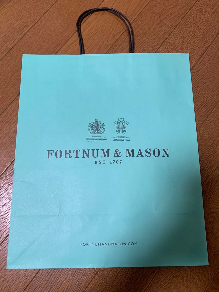 イギリス　ロンドン　フォートナム&メイソン ショップバッグ ショッパー ショップ袋 手提げ紙袋  FORTNUM & MASON