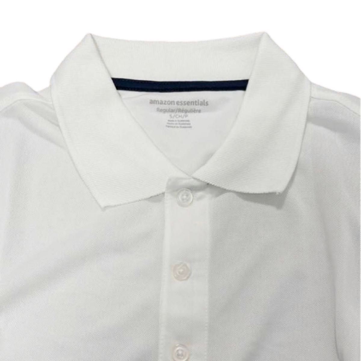 ゴルフポロシャツ 速乾性 レギュラーフィット メンズ Mサイズ 薄手 半袖 男性 ゴルフシャツ 白 ホワイト 涼しい