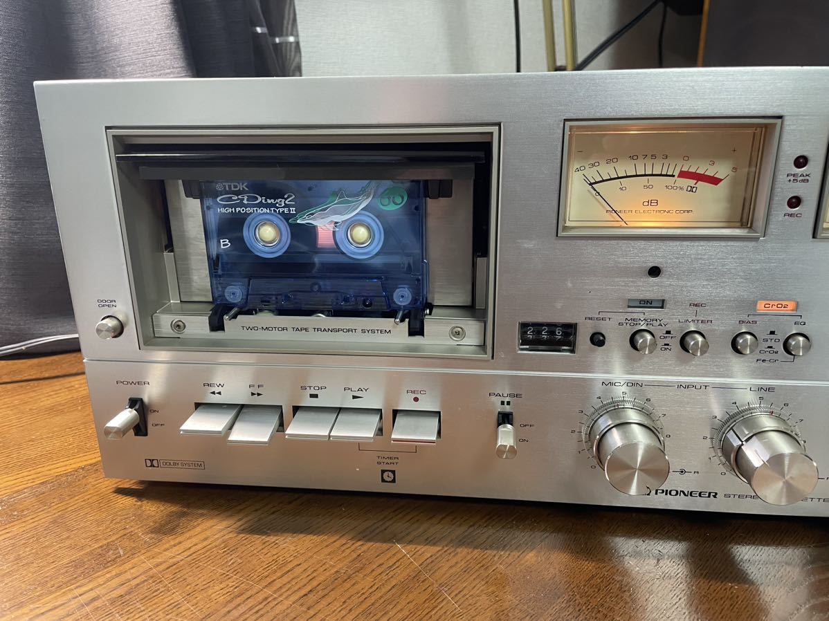 PIONEER カセットデッキ CT -9可動品_画像2