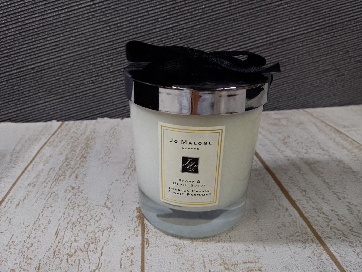 香水 《未開封品》JO MALONE LONDON　ジョーマローンロンドン ピオニー＆ブラッシュ スエードホームキャンドル 3G4F 【60】_画像2