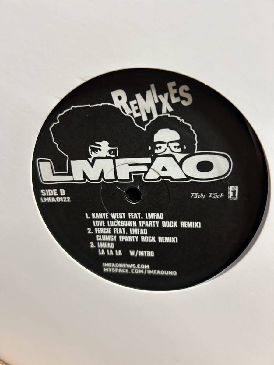 LMFAO-REMIXES 12インチアナログ盤_画像2