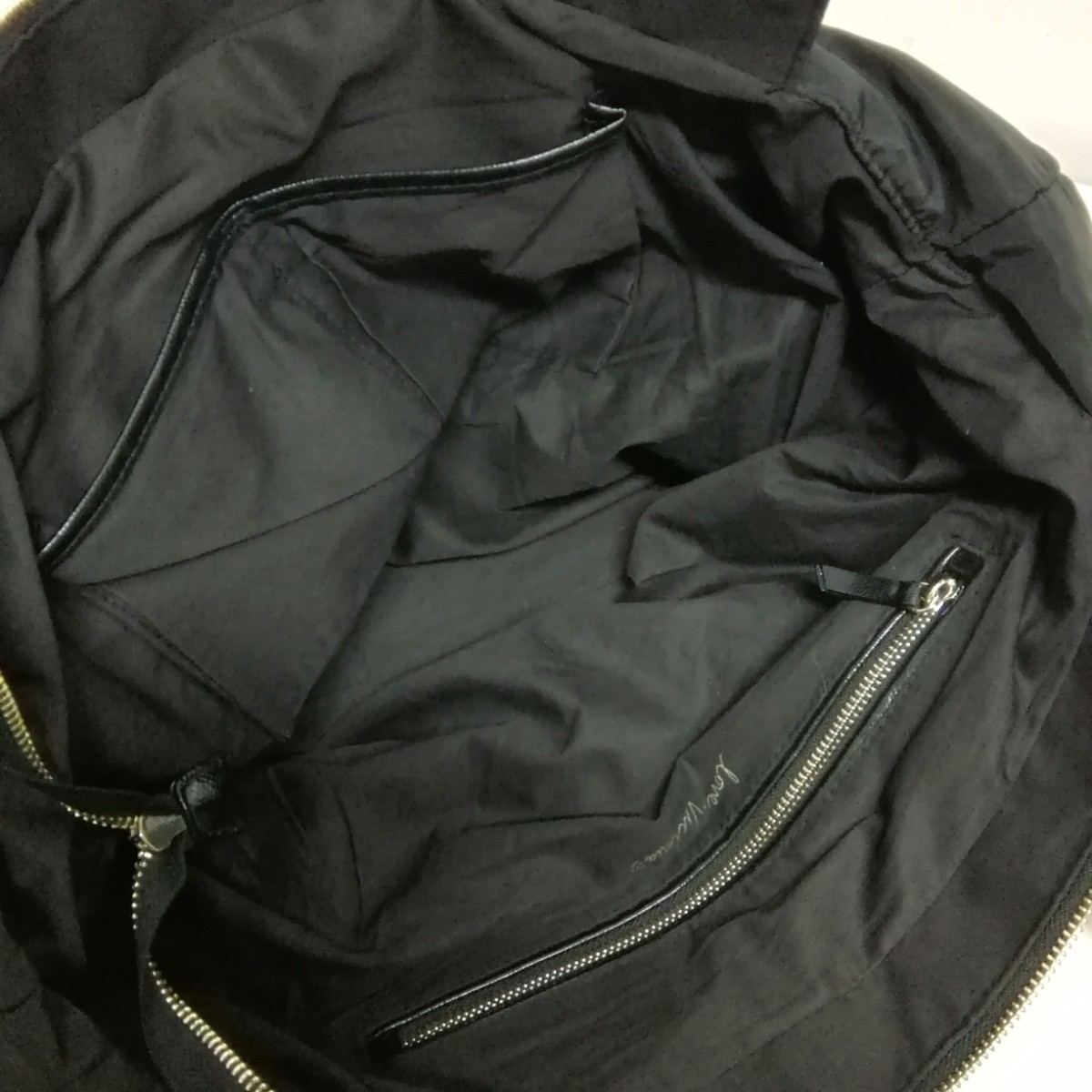 VICTORIA′S SECRET ヴィクトリアズシークレット トートバッグ バック 鞄 ブラック系 ママバッグ_画像9